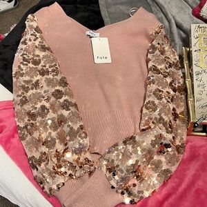 NWT sequin sweater!